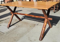 1930's Old Hickory Saw Buck Table