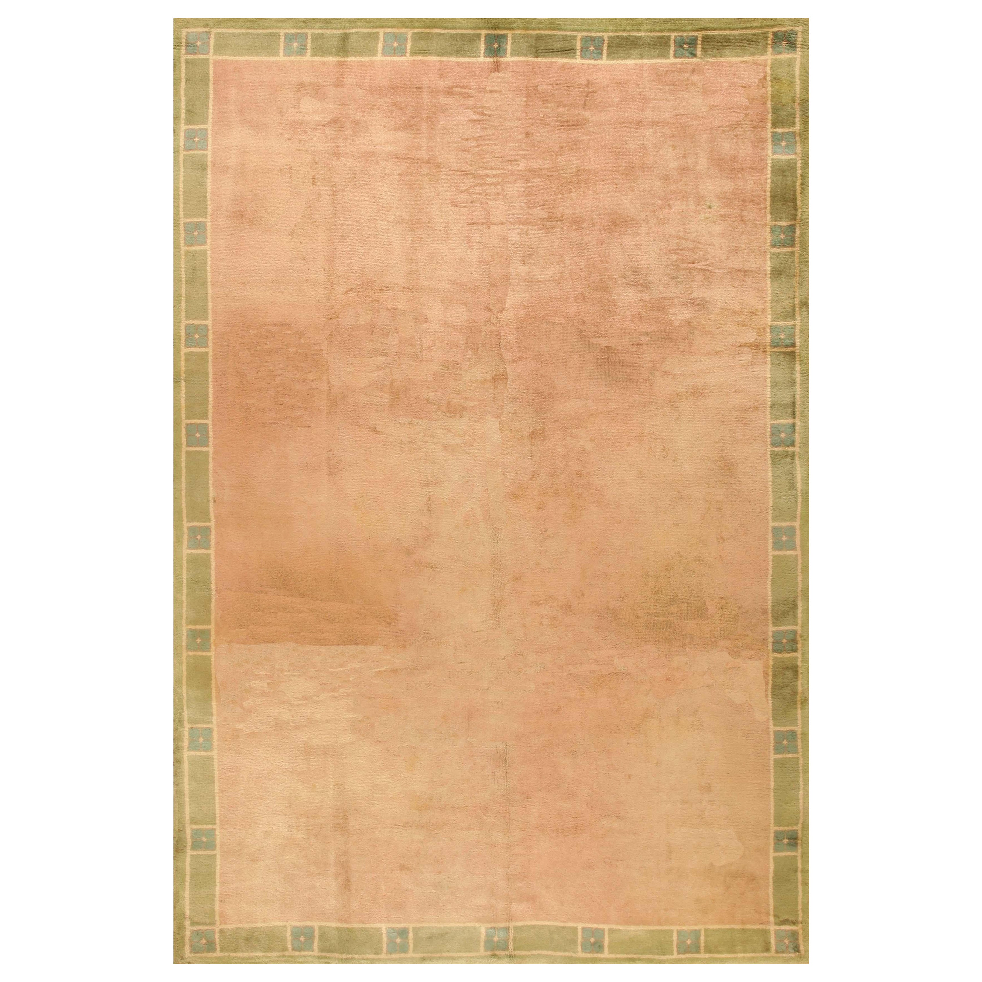 1930s Open Pink-Rose Austrian Art Noveau Vienna Werkstätte Rug 9
4"x13
6" Carpet For Sale