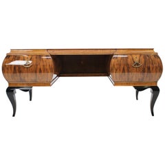 1930s Opulent Art Deco Free standing Writing Desk
