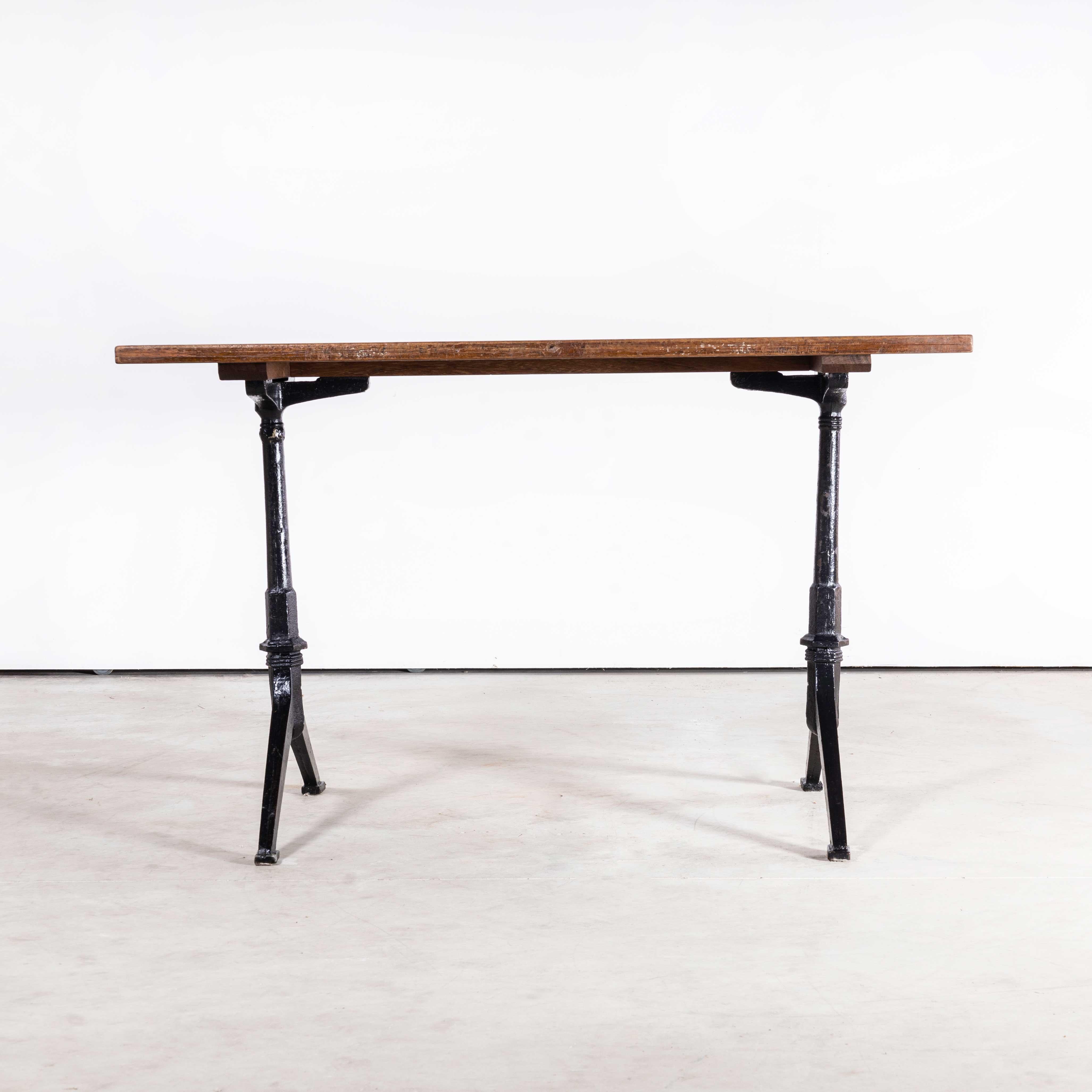1930's Original Baumann Cast Metal Base Table (874.1) For Sale 4