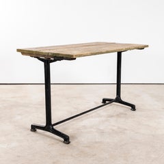 1930's Original Cast Base Fischel Bistro Dining Table