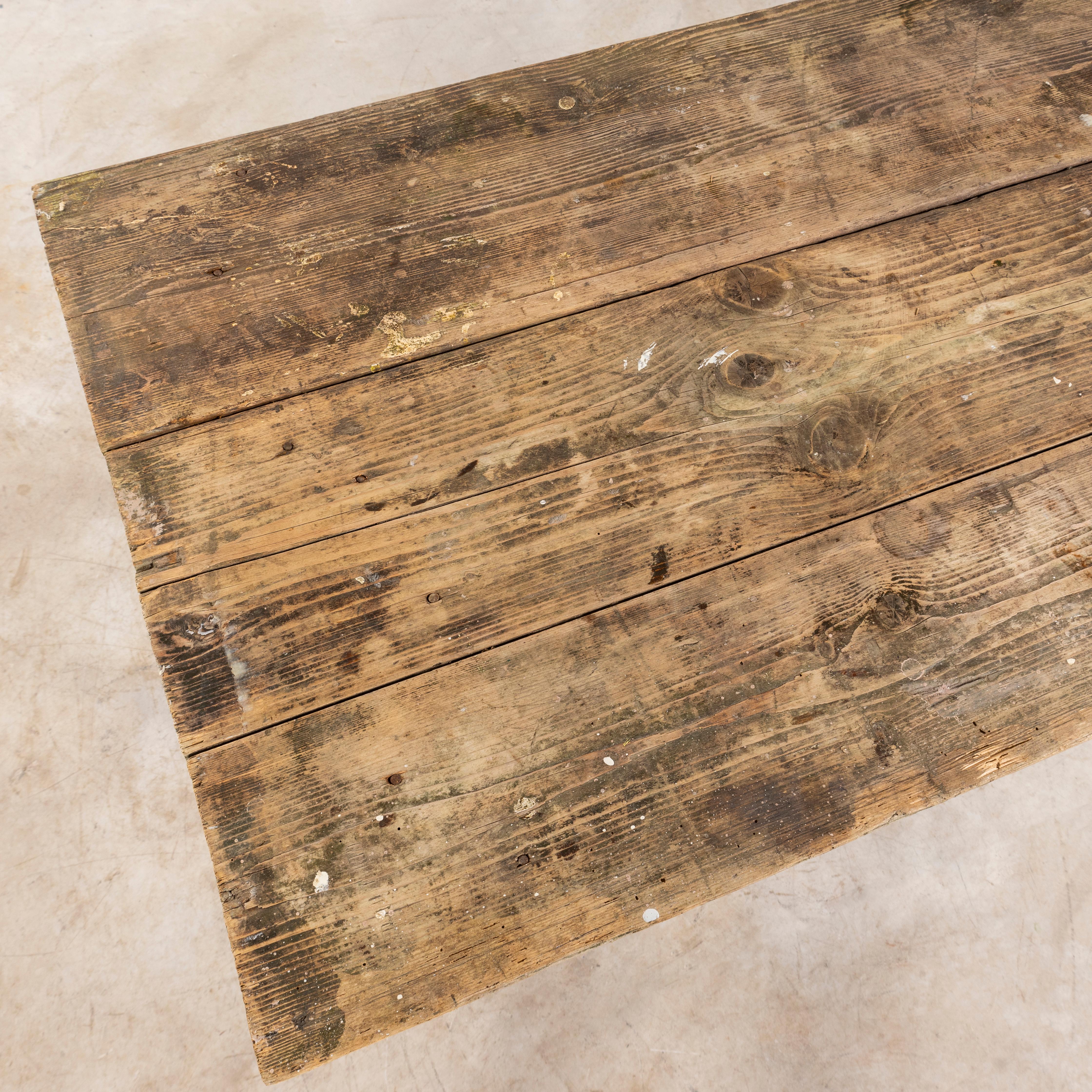 1930's Original Cast Base Fischel Bistro Dining Table For Sale 3