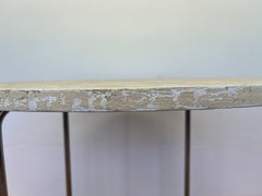 1930s Original chrome Bauhaus Tubular steel Table by Robert Slezak