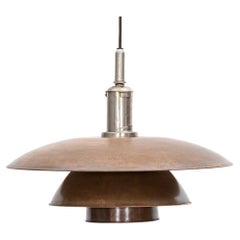 1930s Original Copper Ceiling Lamp 5/5 by Poul Henningsen