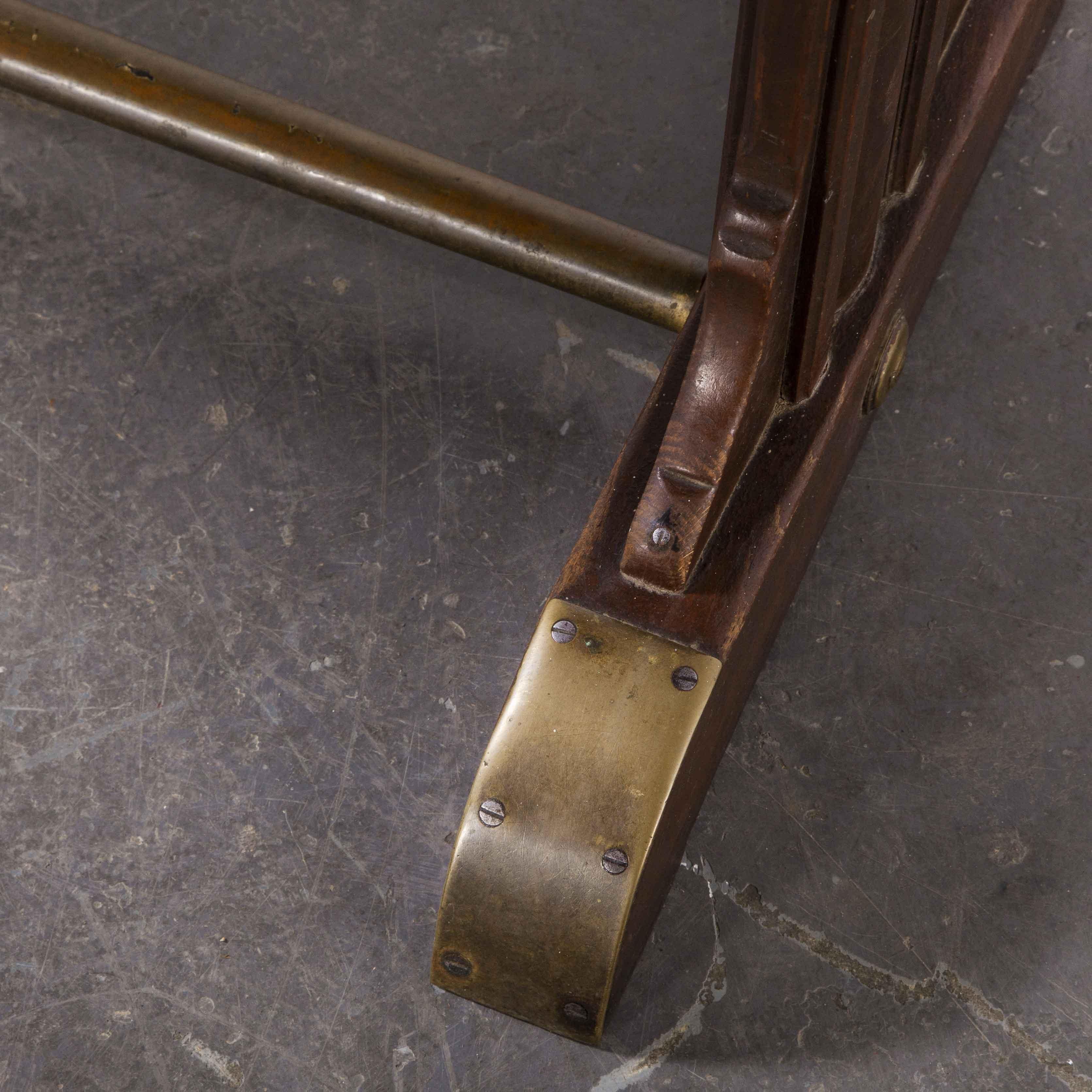 1930's Original French Café Table, Rectangular Dining Table 8