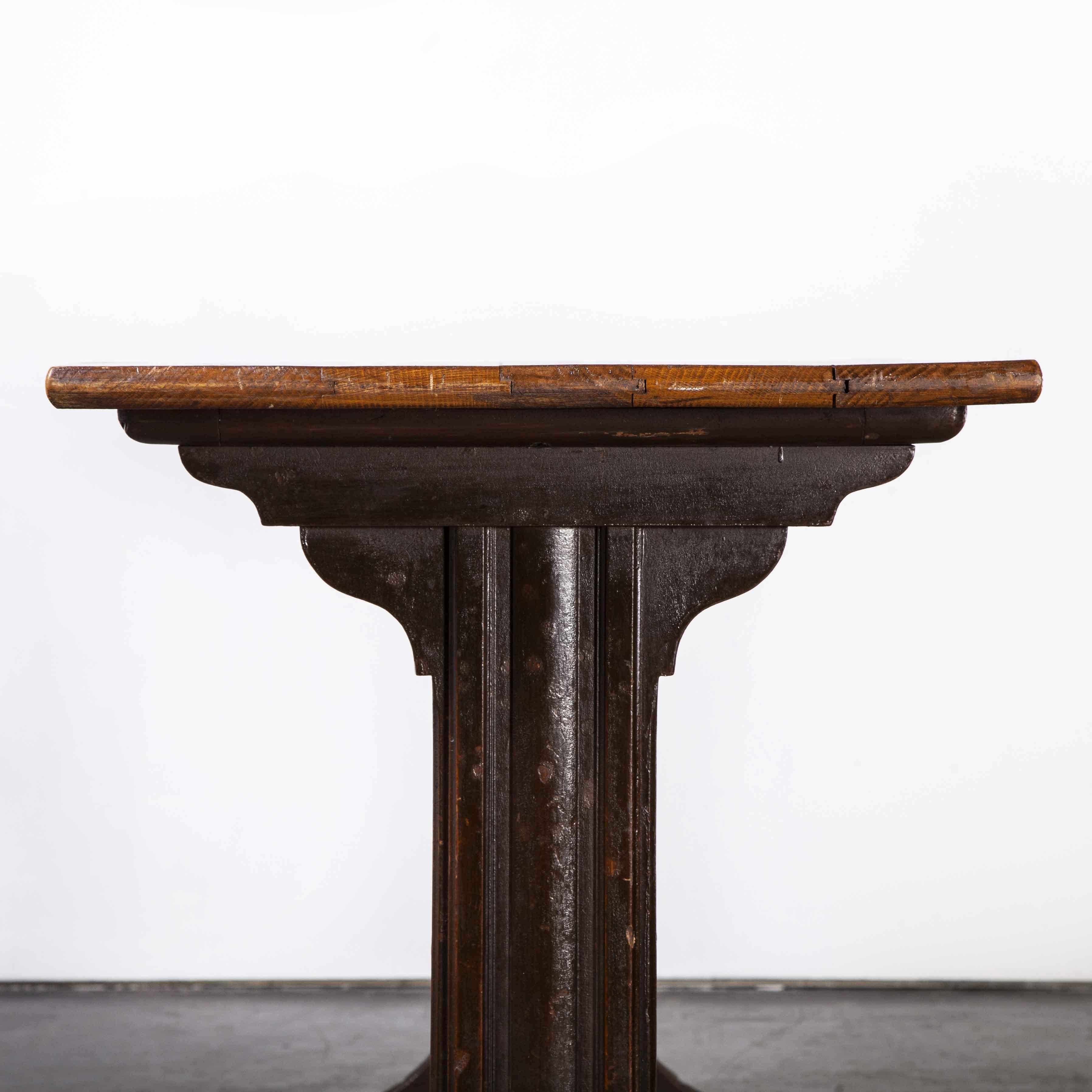 1930's Original French Café Table, Rectangular Dining Table 2