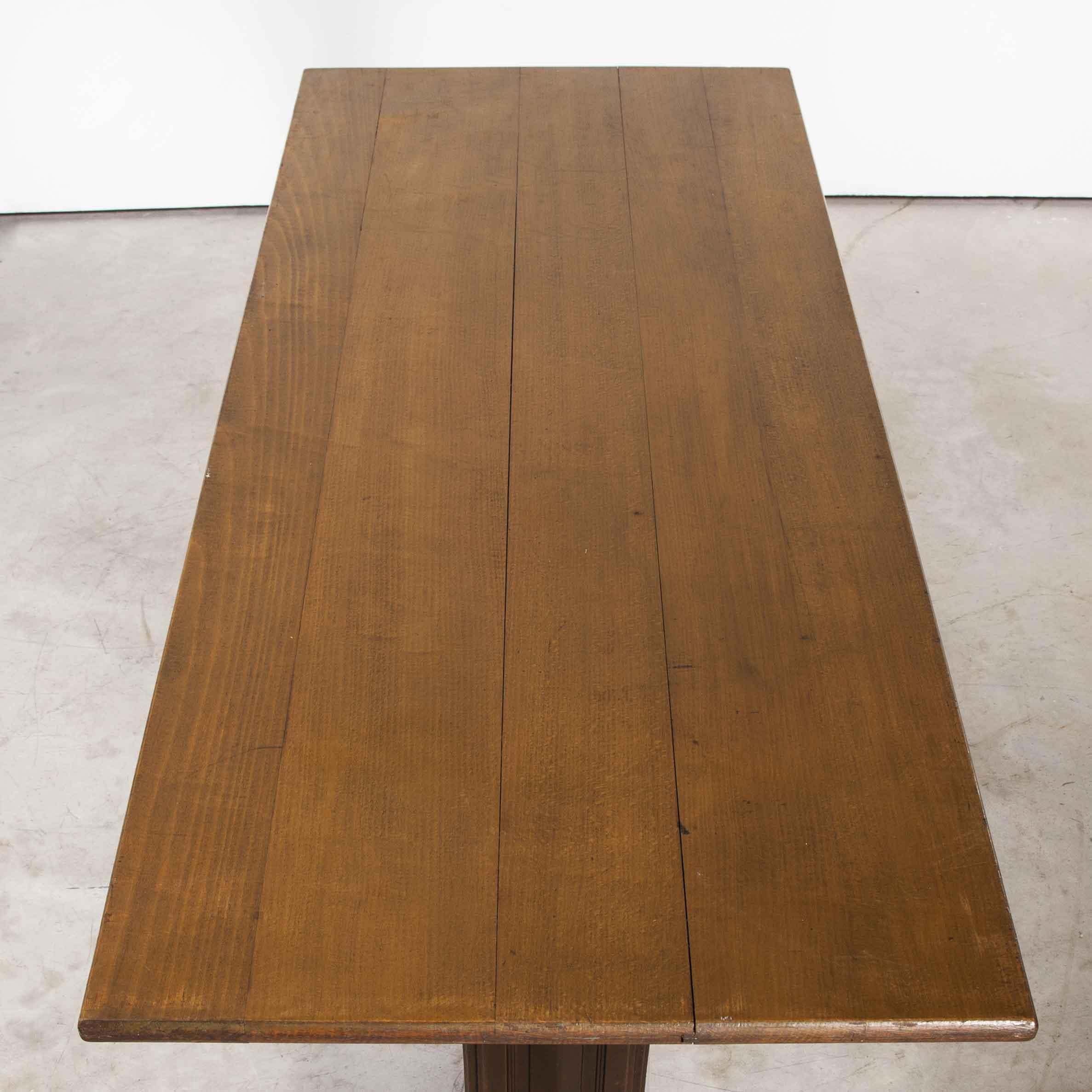 Mid-20th Century 1930's Original French Café Table, Rectangular Dining Table 'Model 1114.1' For Sale