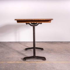 1930's Original French Cast Base Café Dining Table (3483)