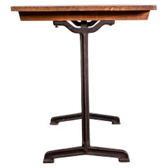 1930's Original French Cast Base Café Dining Table (3483)