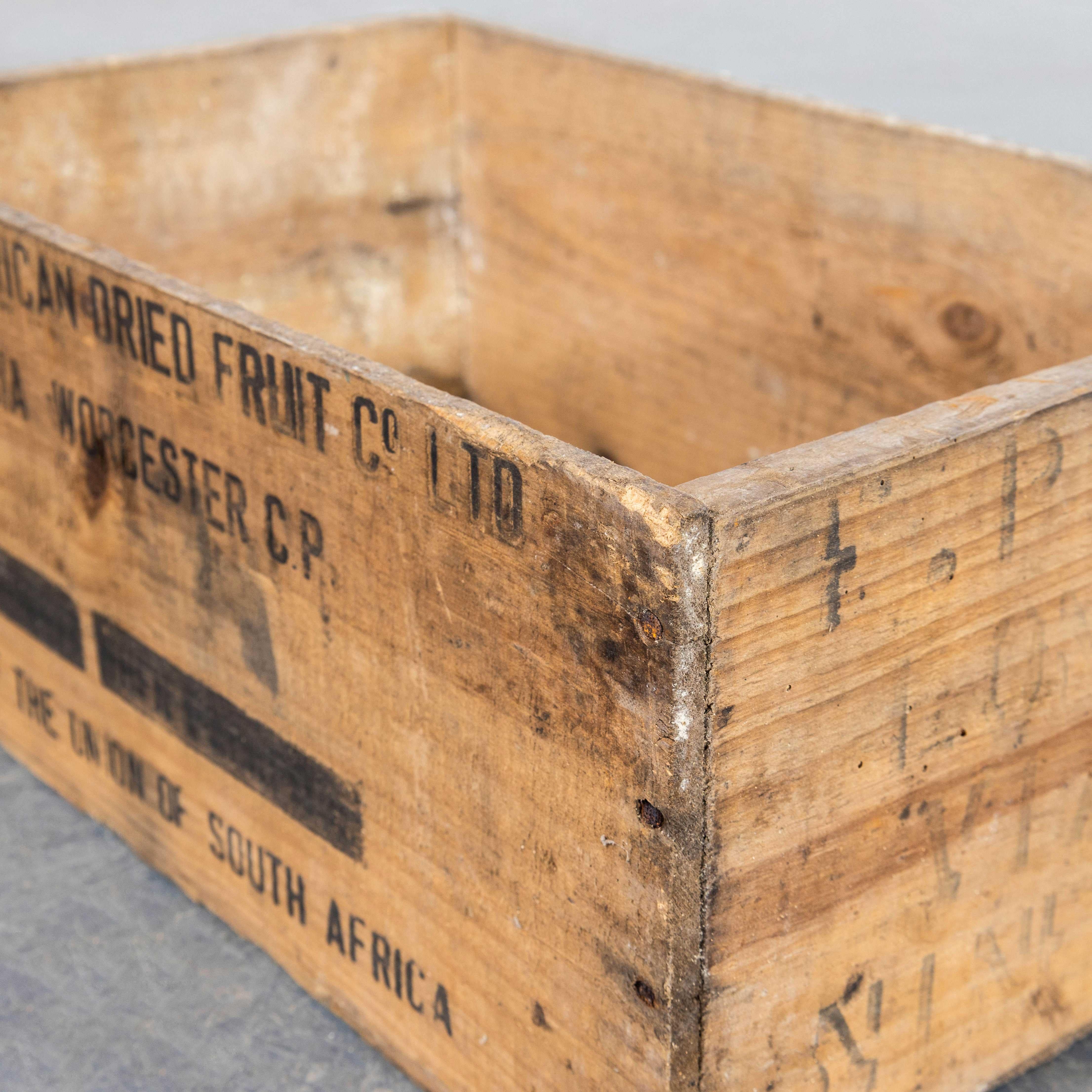 Original Obsttransport-Exportkisten aus den 1930er Jahren - Kleinserie verfügbar im Angebot 1