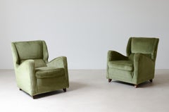 1930's original pair of modernist armchairs by Luigi Magnetti