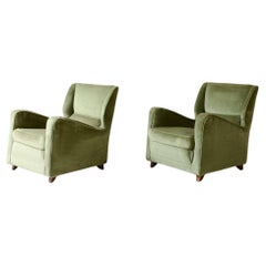 Paire de fauteuils modernistes de Luigi Magnetti, d'origine 1930