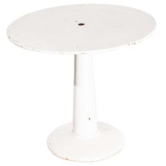 Vintage 1930s Original Round Tolix G-Bistro Dining Table