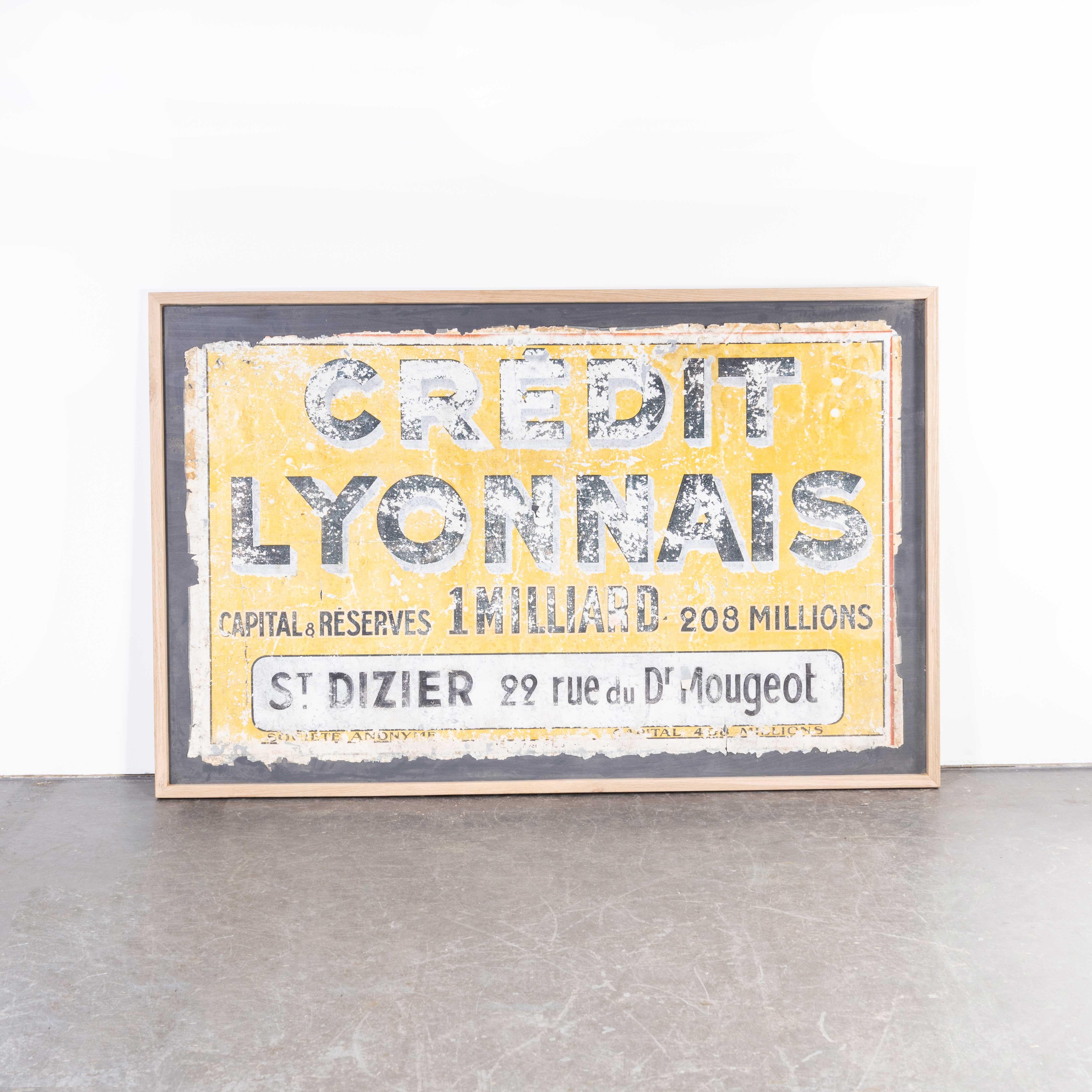 1930's Original Zinc Adverstising Sign - E.Thiebaut For Sale 1