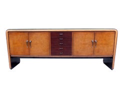 1930s attributed to Borsani/Buffa Sideboard & Cabinet, Set of 2