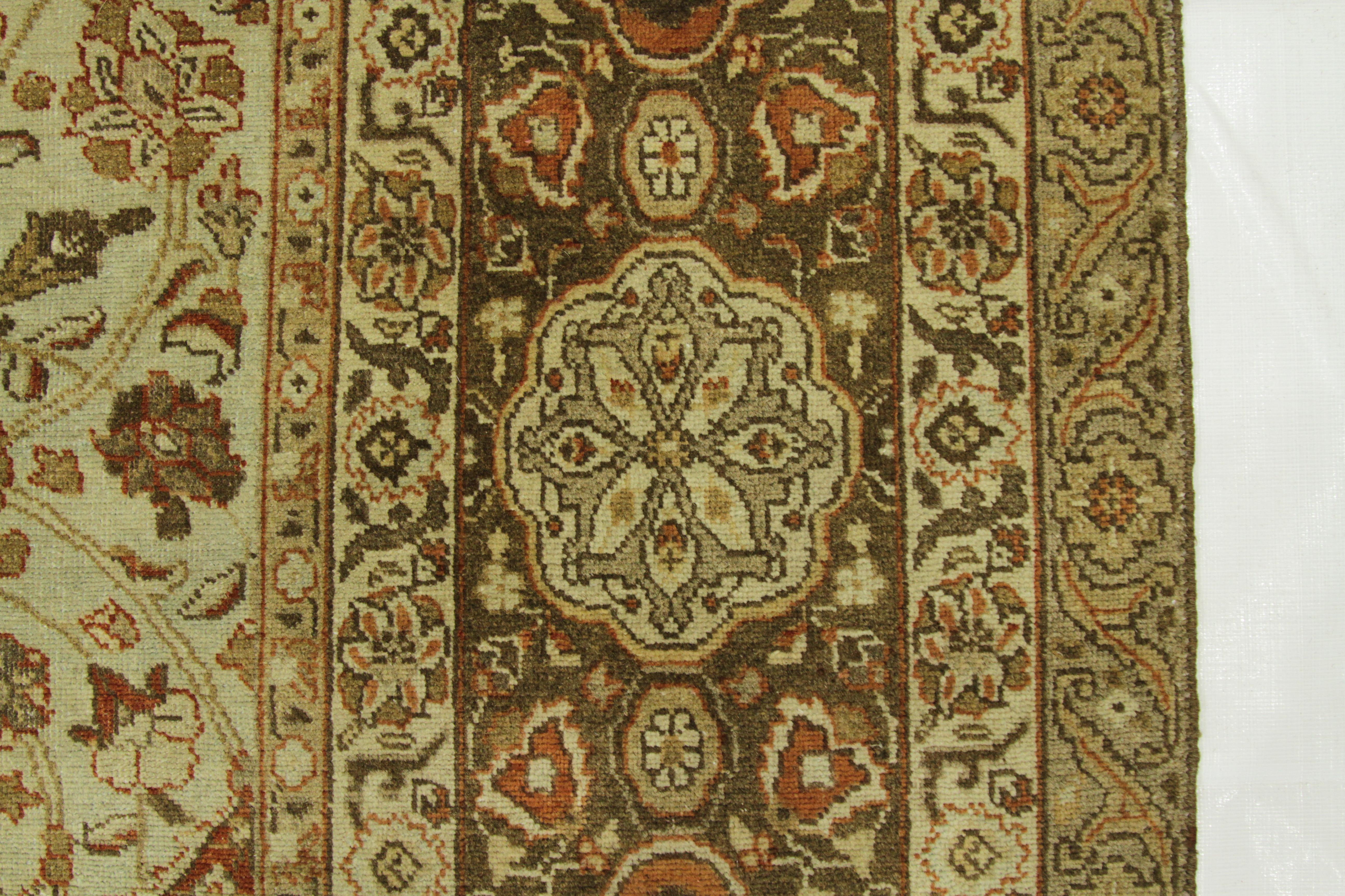  1930s Oversized Antique Persian Tabriz Rug with Ornate Tribal Patterns For Sale 2
