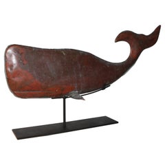 1930's Oversized Whale Weathervane