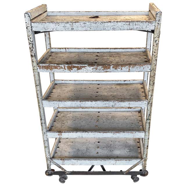 Rolling Bread Rack from a Bakery, circa 1900 at 1stDibs