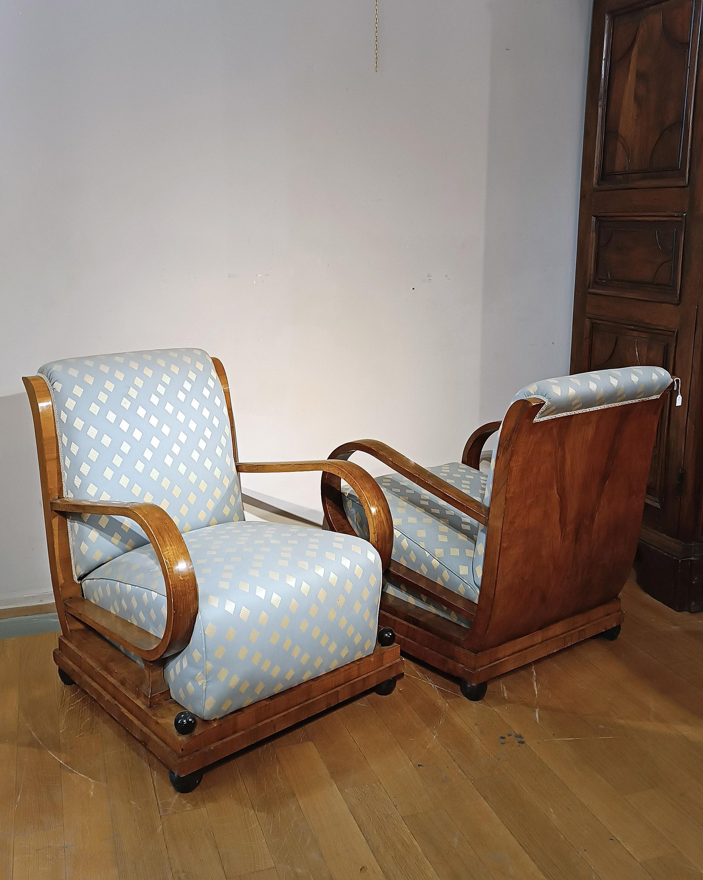 1930 PAR DE SILLONES ART DECO Art Decó en venta