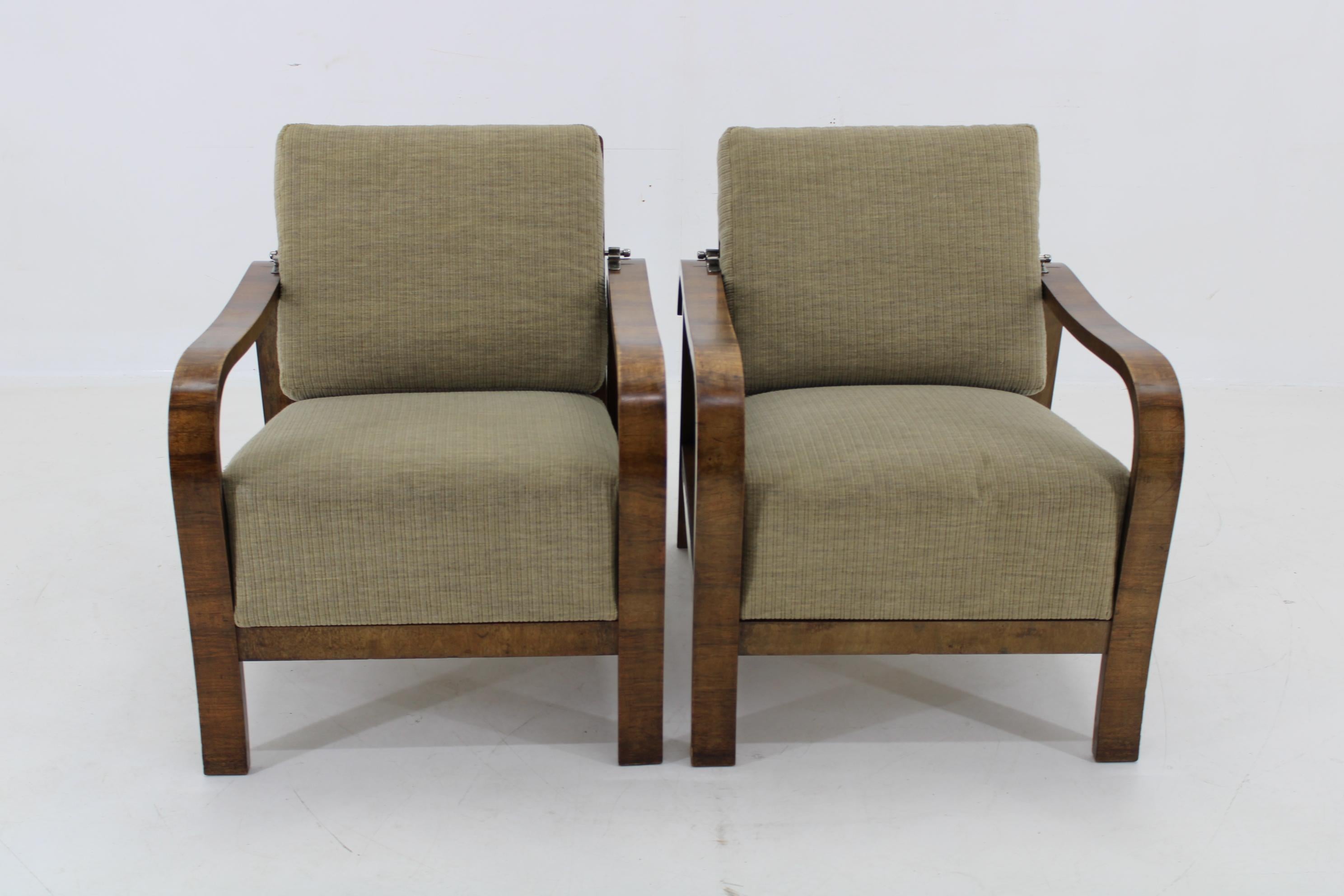 poltrone art deco anni '30