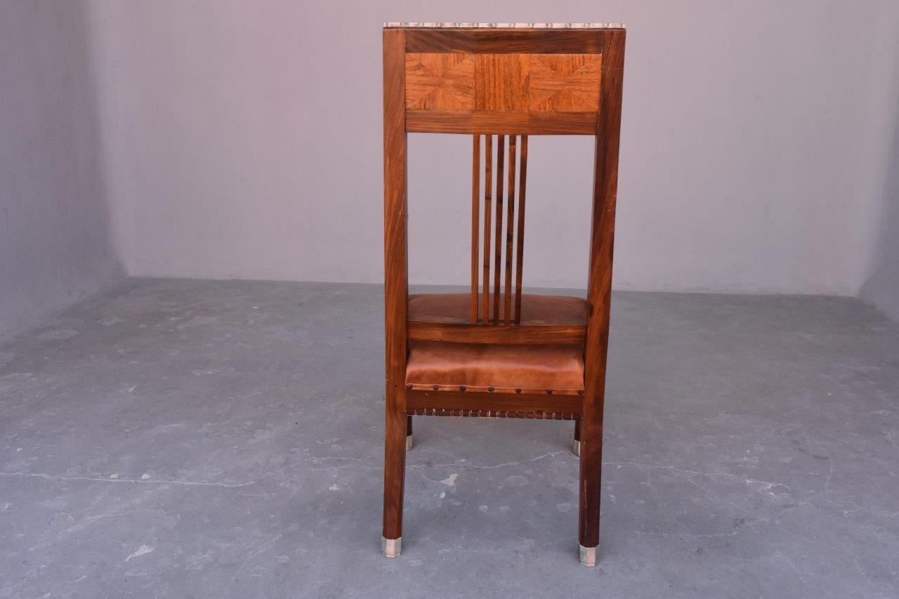 Paar Art-Déco-Sessel aus Palisanderholz aus den 1930er Jahren im Zustand „Gut“ im Angebot in Marseille, FR