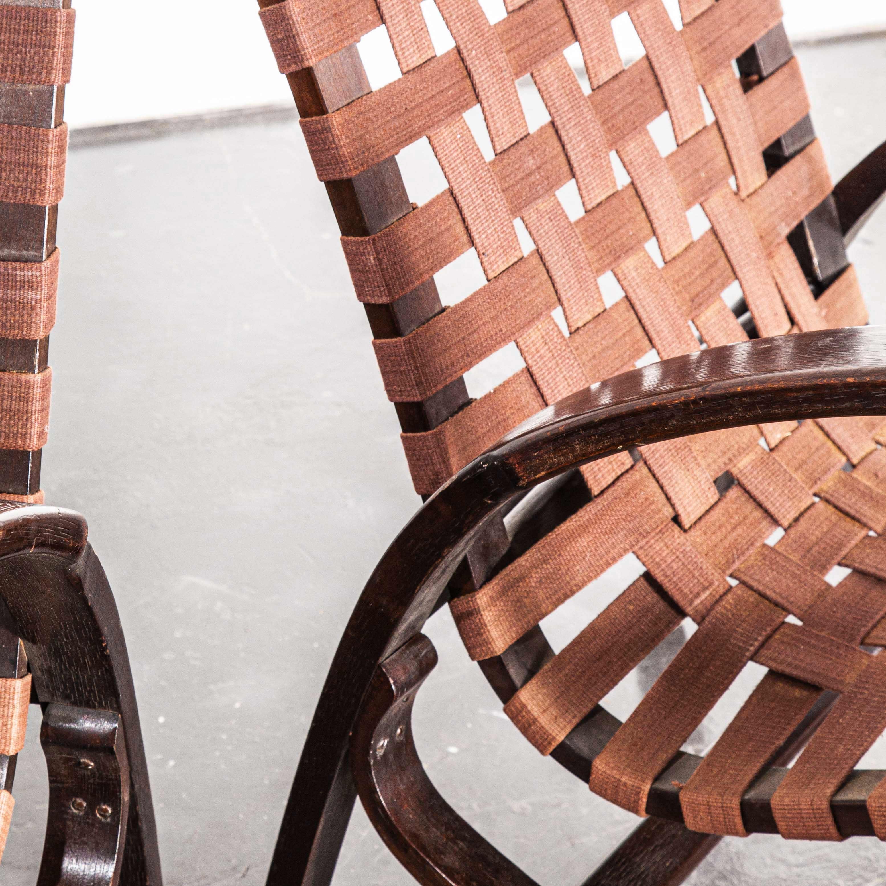 1930s Pair Of Bentwood Armchairs Jan Vanek, Up Zavody 8