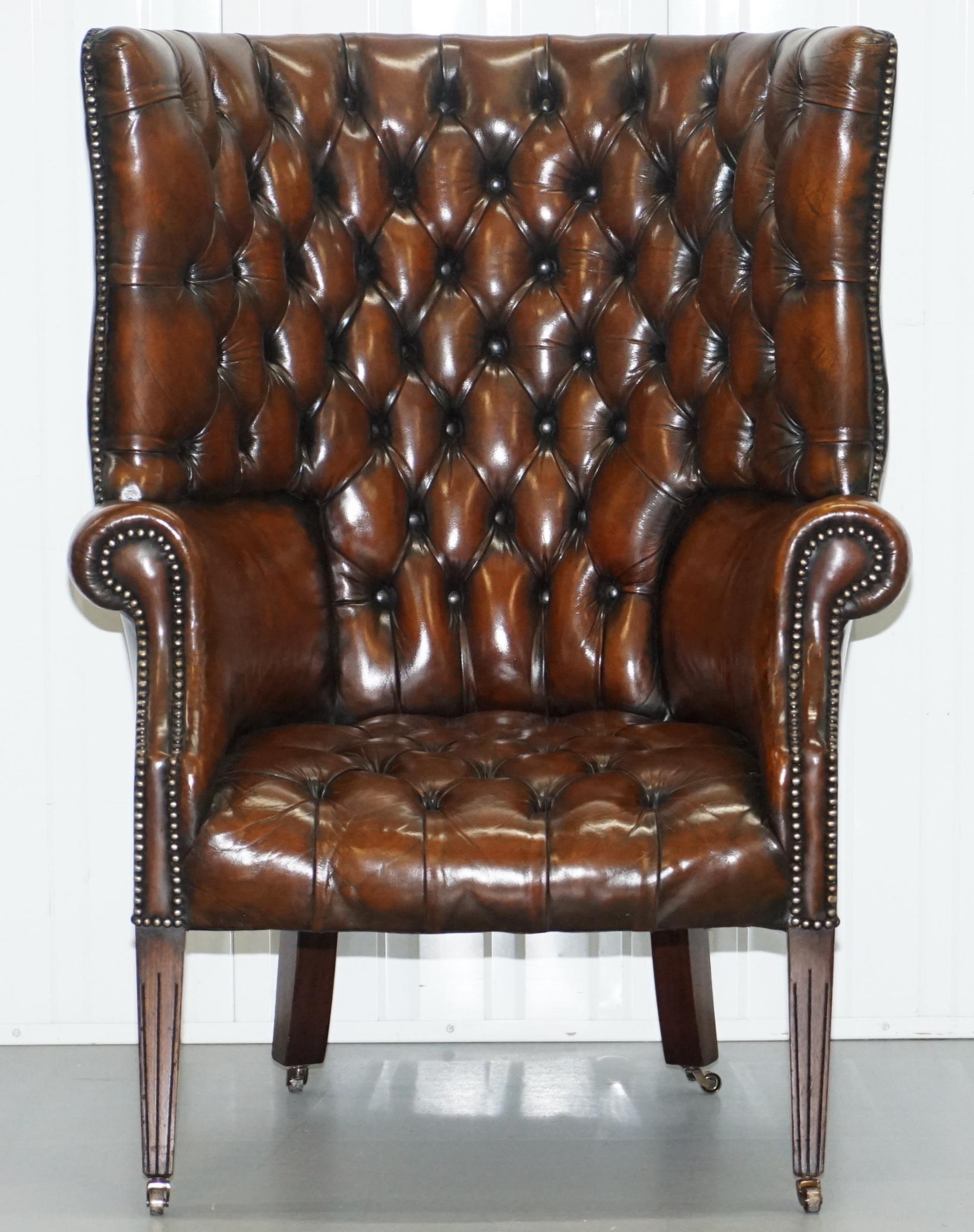 chesterfield barrel chair