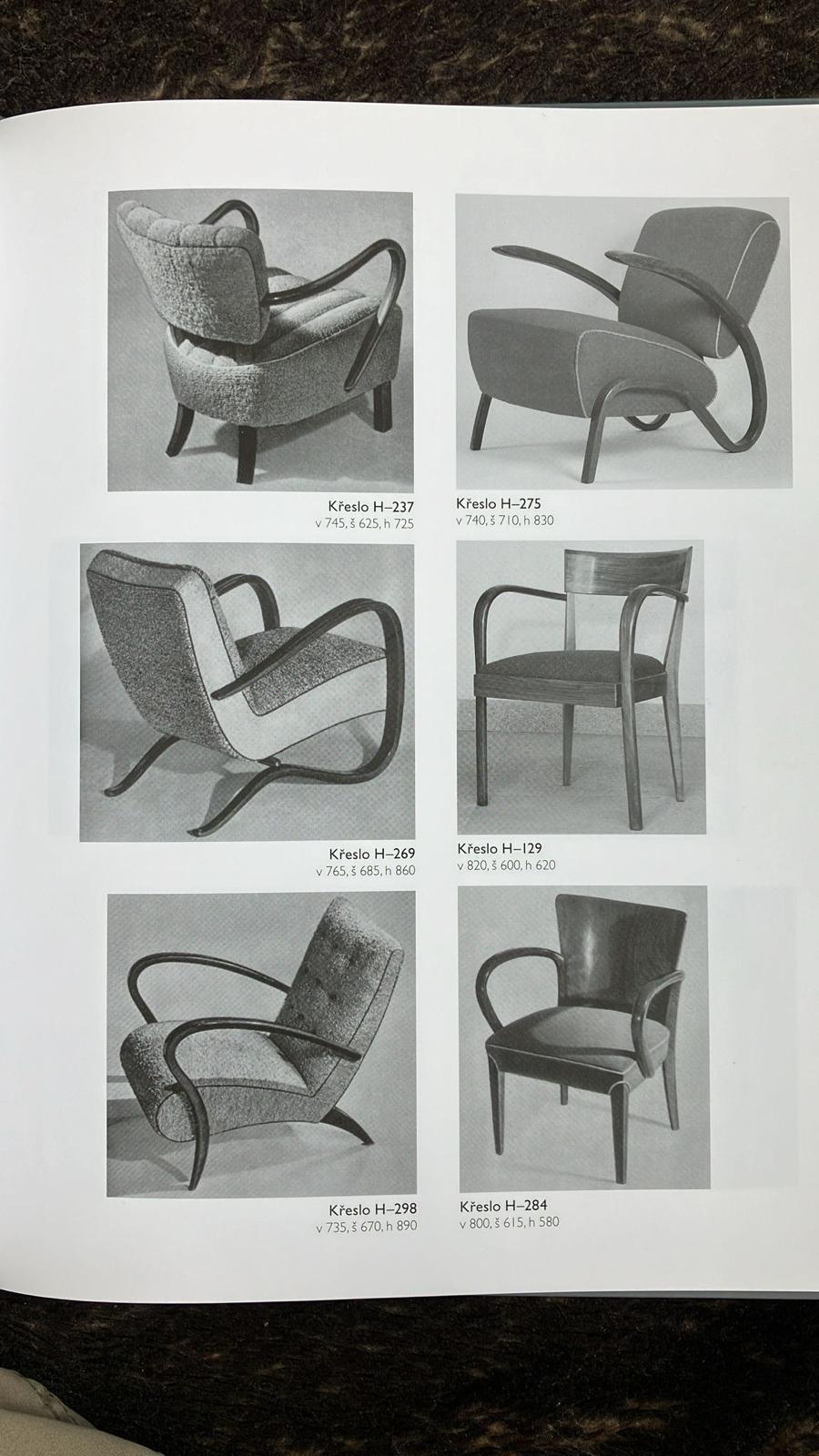 1930s Pair of Jindrich Halabala Art Deco H-237 Armchairs in Bouclé, Restored 10
