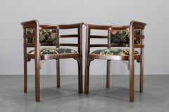 1930s Pair of Restored Thonet Armchairs, Czechoslovakia