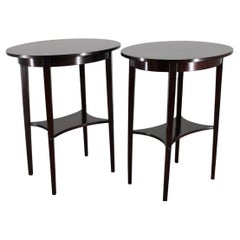 Pareja de mesas auxiliares Thonet restauradas de los años 30 nº 206, Austria