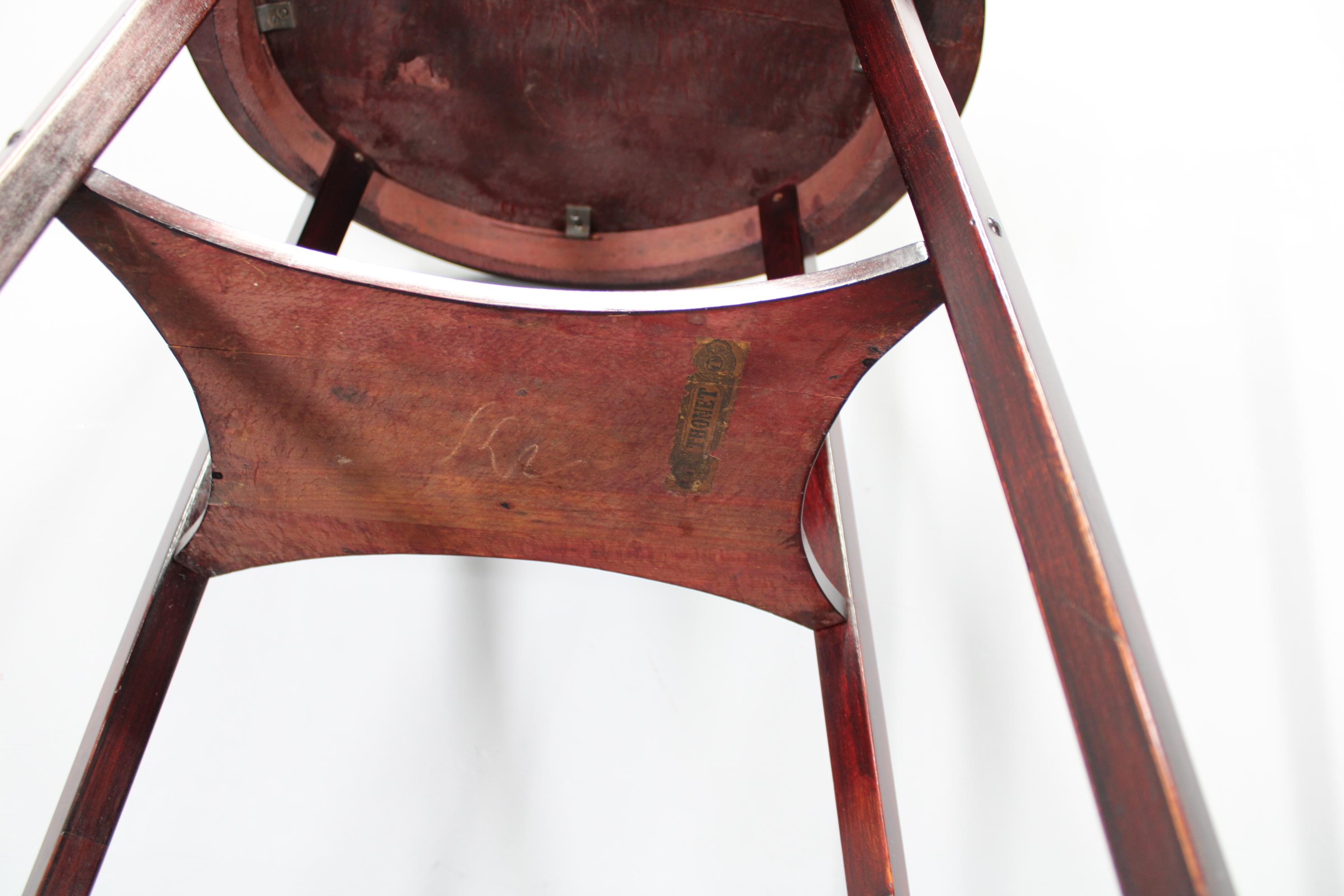 Pareja de mesas auxiliares Thonet restauradas de los años 30 nº 206, Checoslovaquia en venta 11