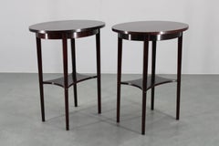 1930er Jahre Ein Paar restaurierte Thonet Beistelltische Nr. 206, Tschechoslowakei