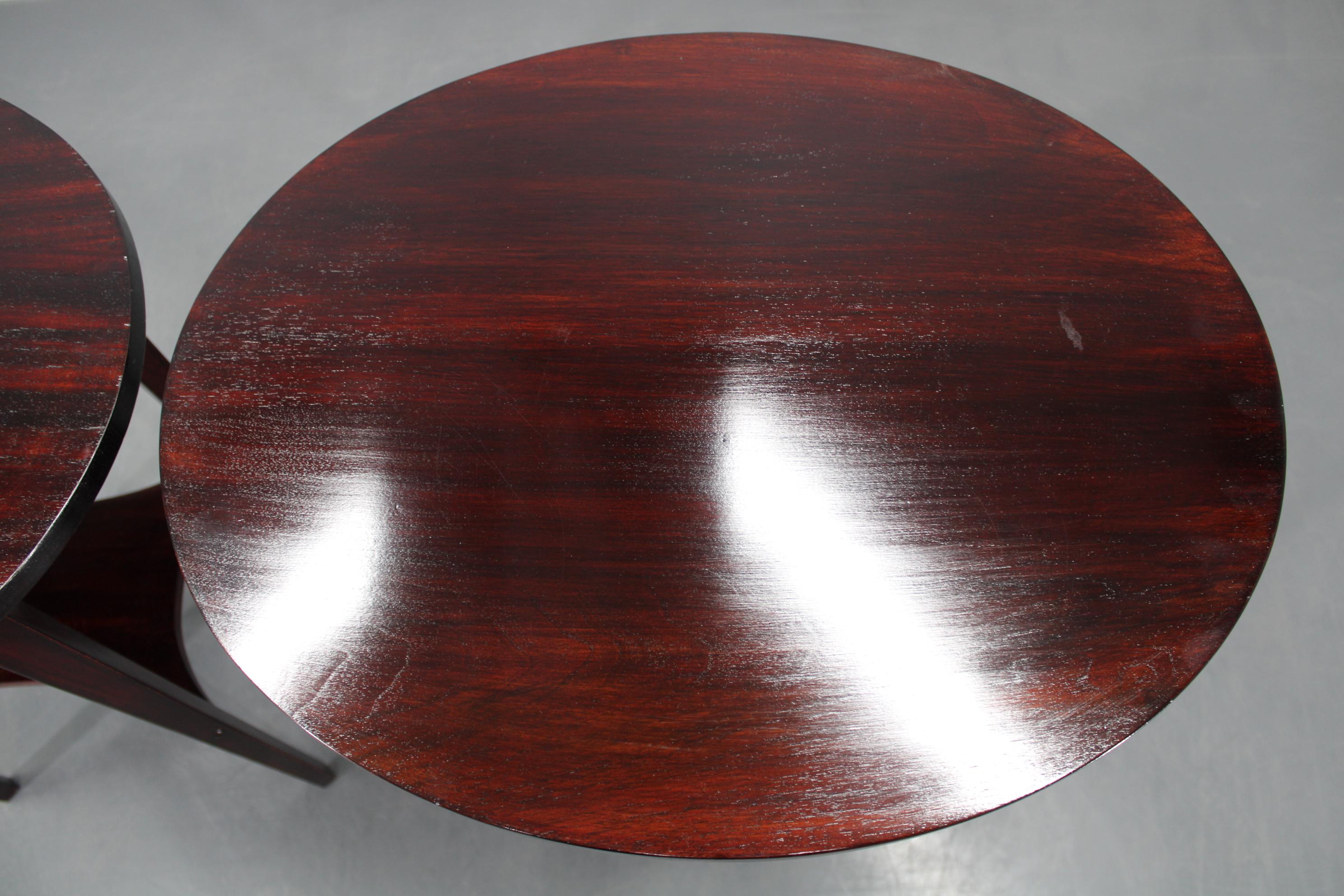 Pareja de mesas auxiliares Thonet restauradas de los años 30 nº 206, Checoslovaquia en venta 3