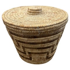 1930s Papago Lidded Basket