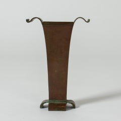 1930s Patinated Bronze Vase by Sune Bäckström