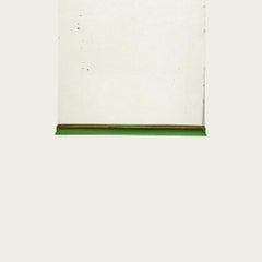 1930s Patinated & Painted Metal Swedish Grace Mirror