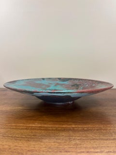 1930s Paul Dresler for Grootenburg Large German Studio Pottery Charger