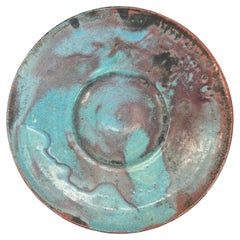 1930s Paul Dresler for Grootenburg Large German Studio Pottery Charger