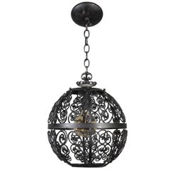 1930s Pendant with Iron Scrolls