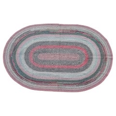 1930s Pennsylvania Wool Braided Rug
