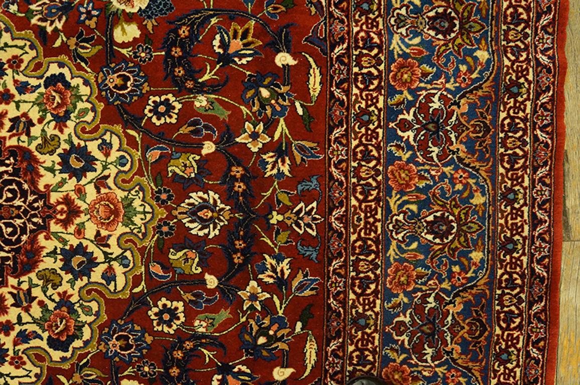 Metà XX secolo Tappeto persiano Isfahan degli anni '30 in vendita