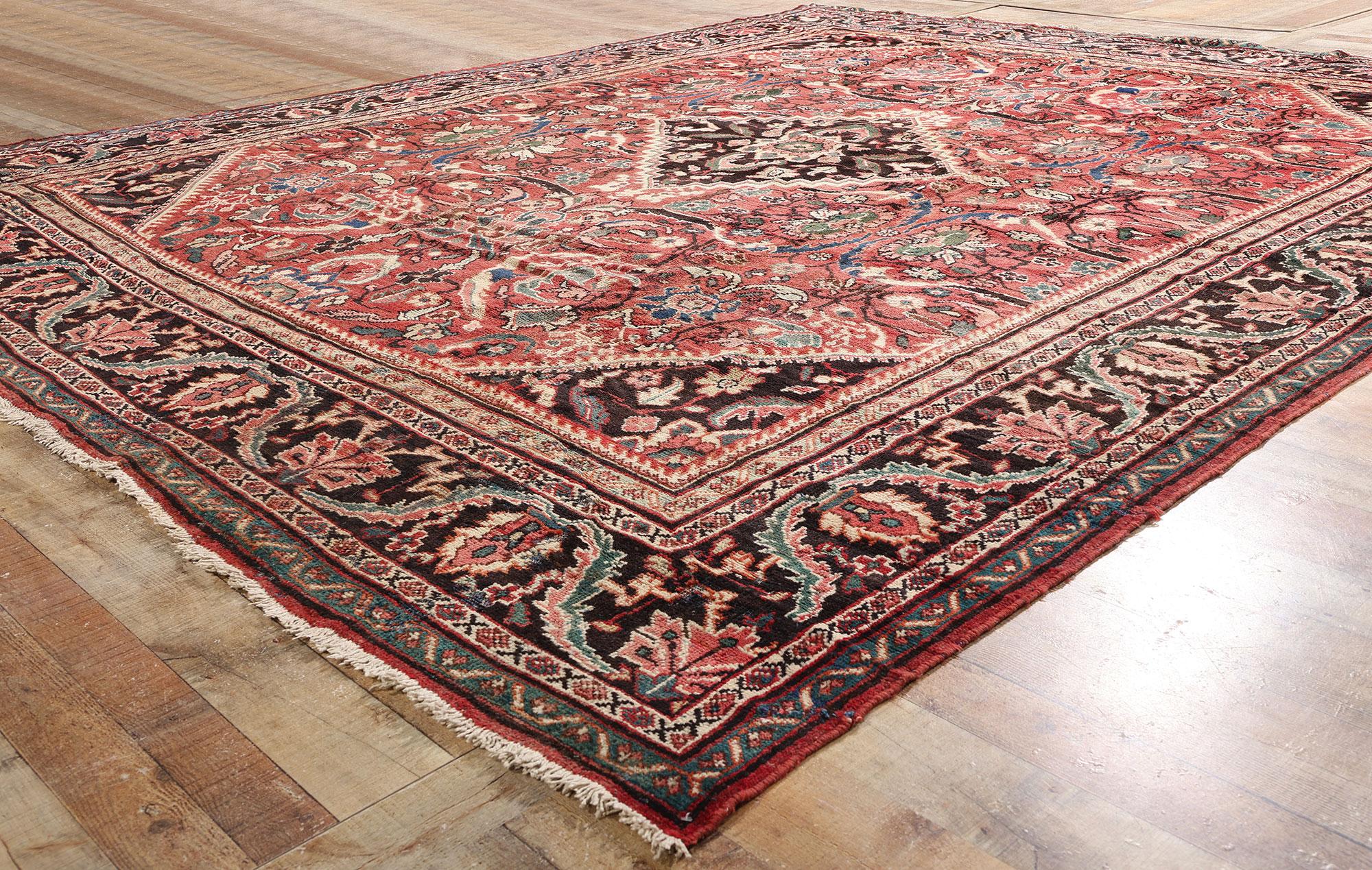 XX secolo Tappeto persiano Mahal del 1930 con stile moderno in vendita