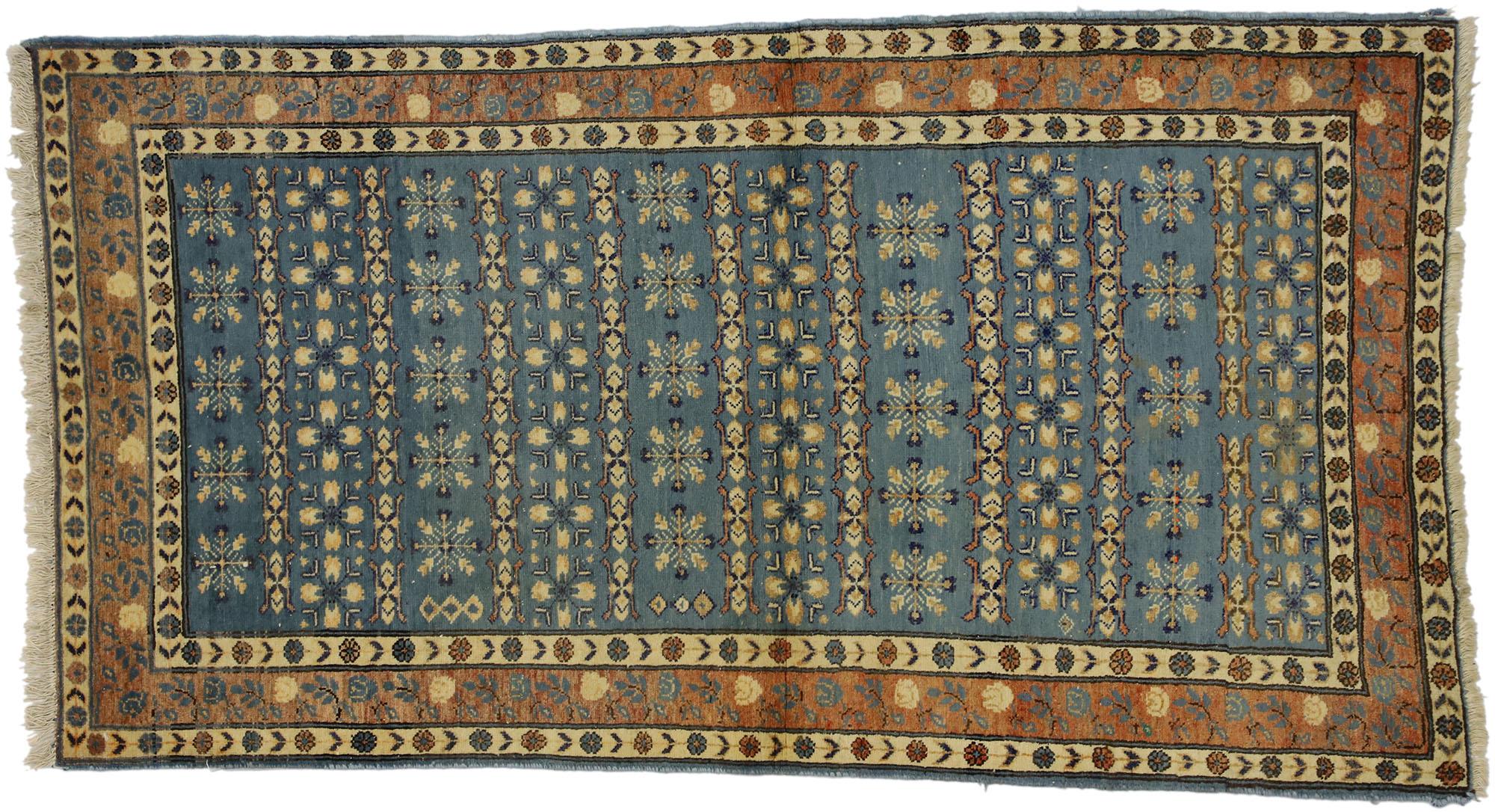 Tapis persan Mashhad des années 1930 de style traditionnel en vente 1