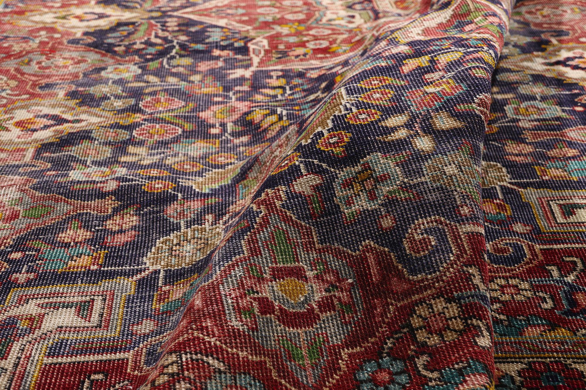 Tappeto persiano Tabriz del 1930 con stile moderno in vendita 2