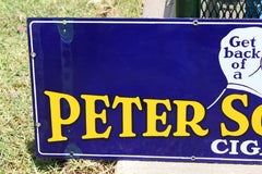 1930s Peter Schuyler Cigar Advertising Sign