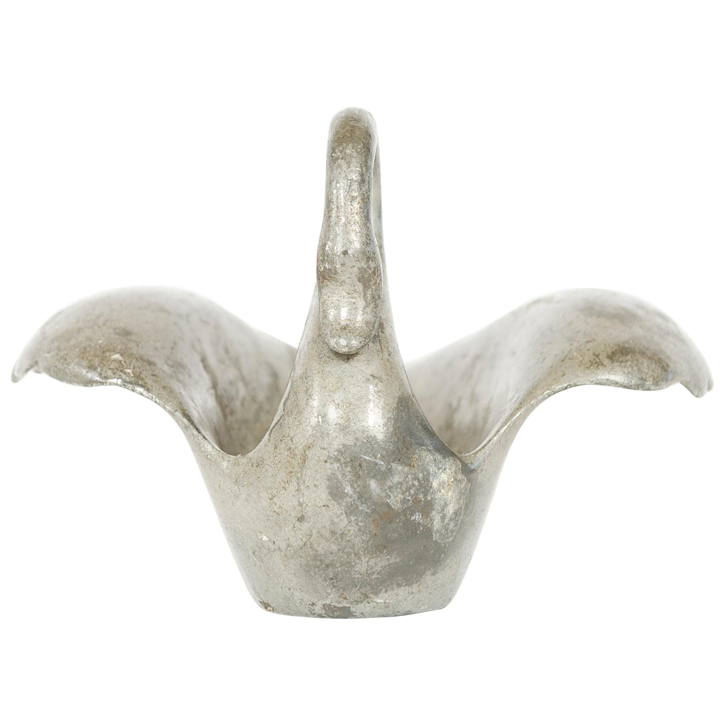 1930s Pewter Swan Dish by Russel Wright For Sale