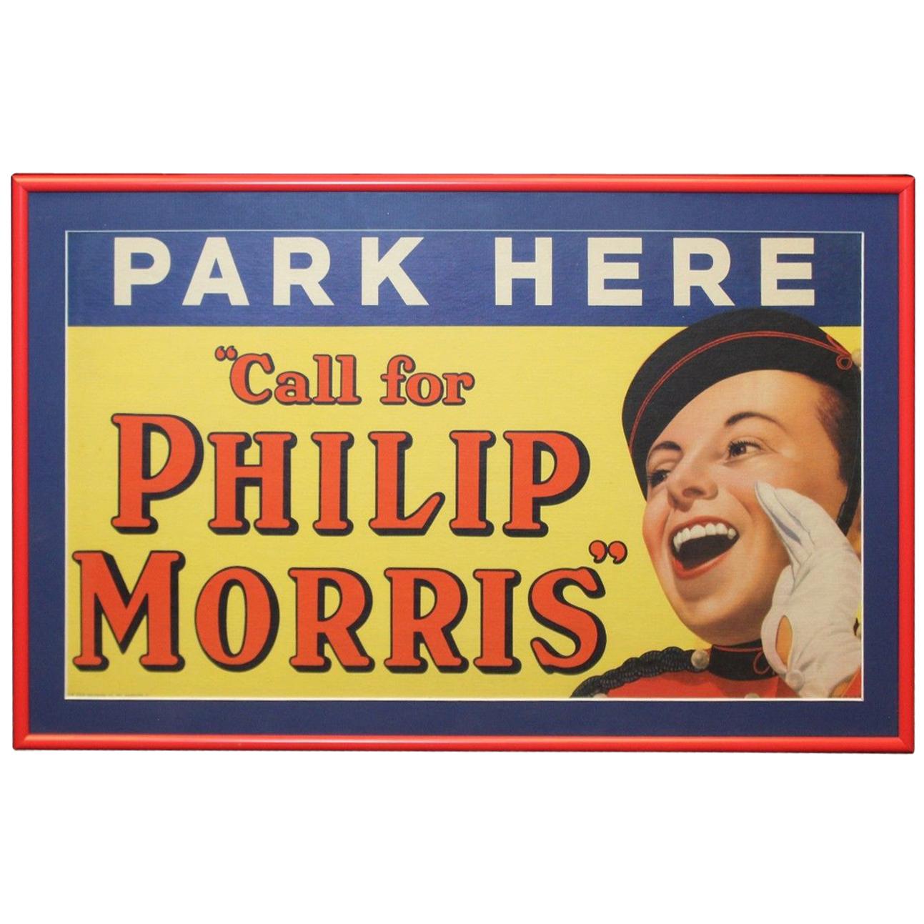 1930s Philip Morris Cigarette Tobacco Advertising For Sale