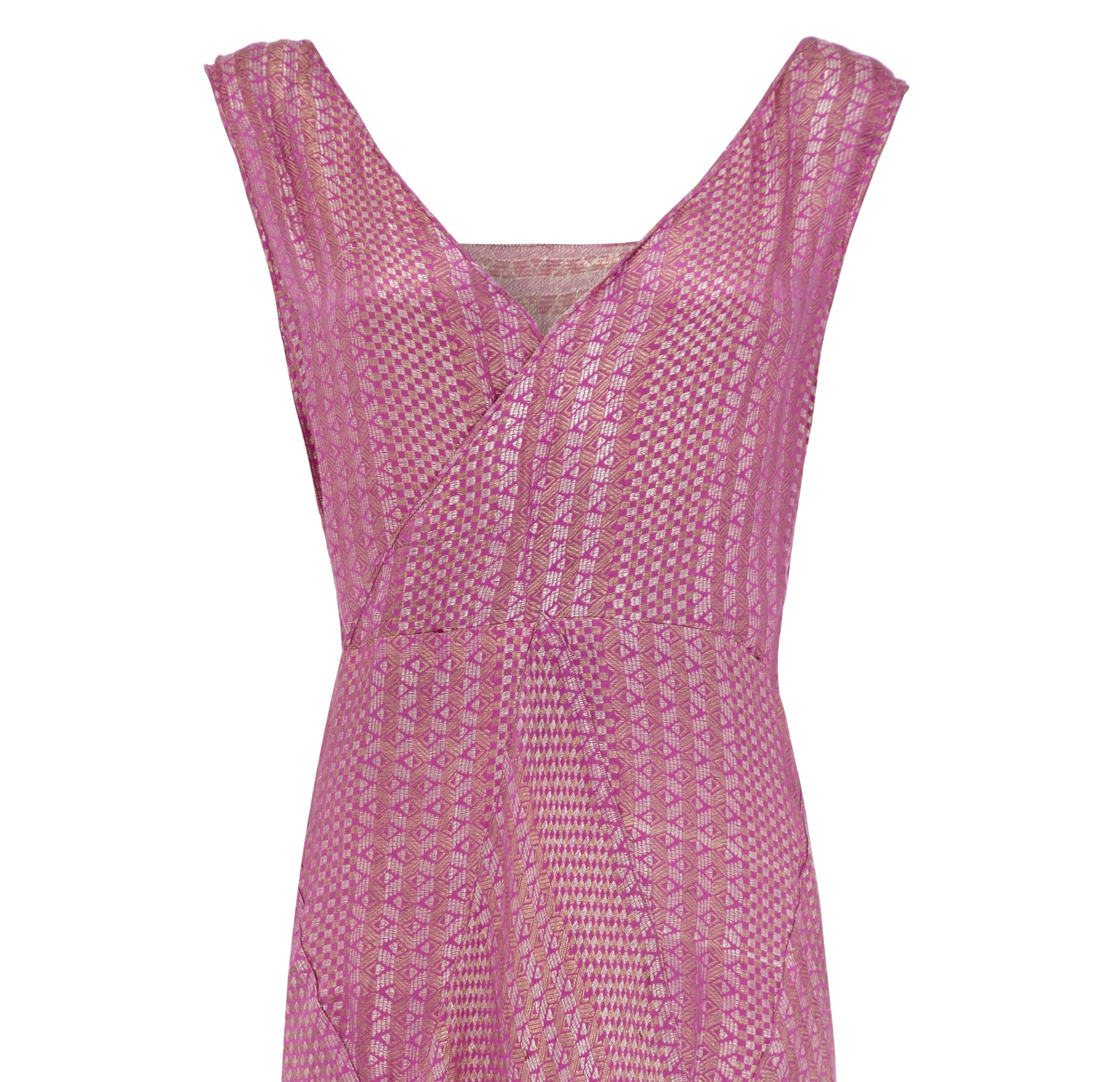 pink flapper dress