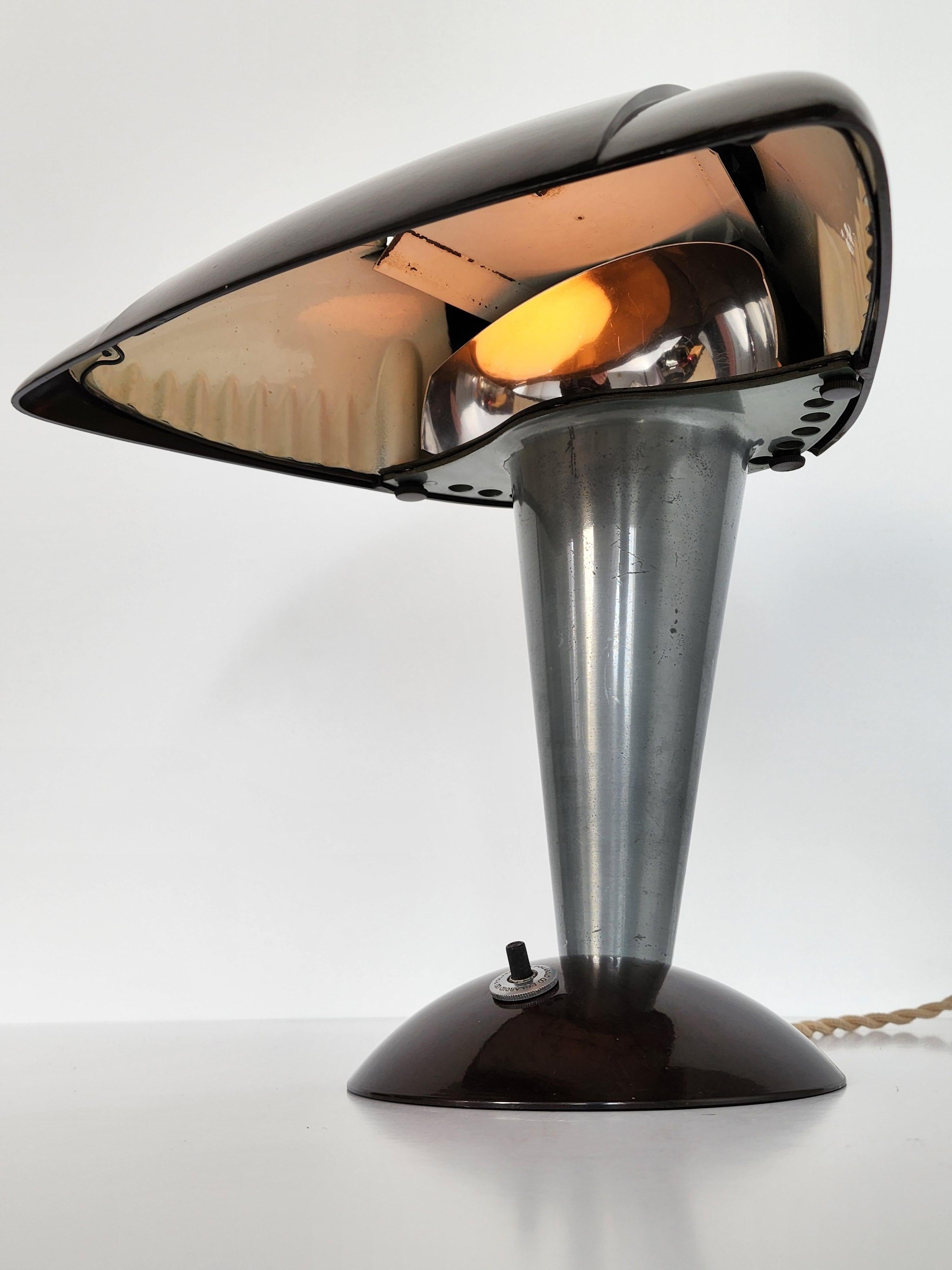 1930s Polaroid Table Lamp, Model 114, USA 8