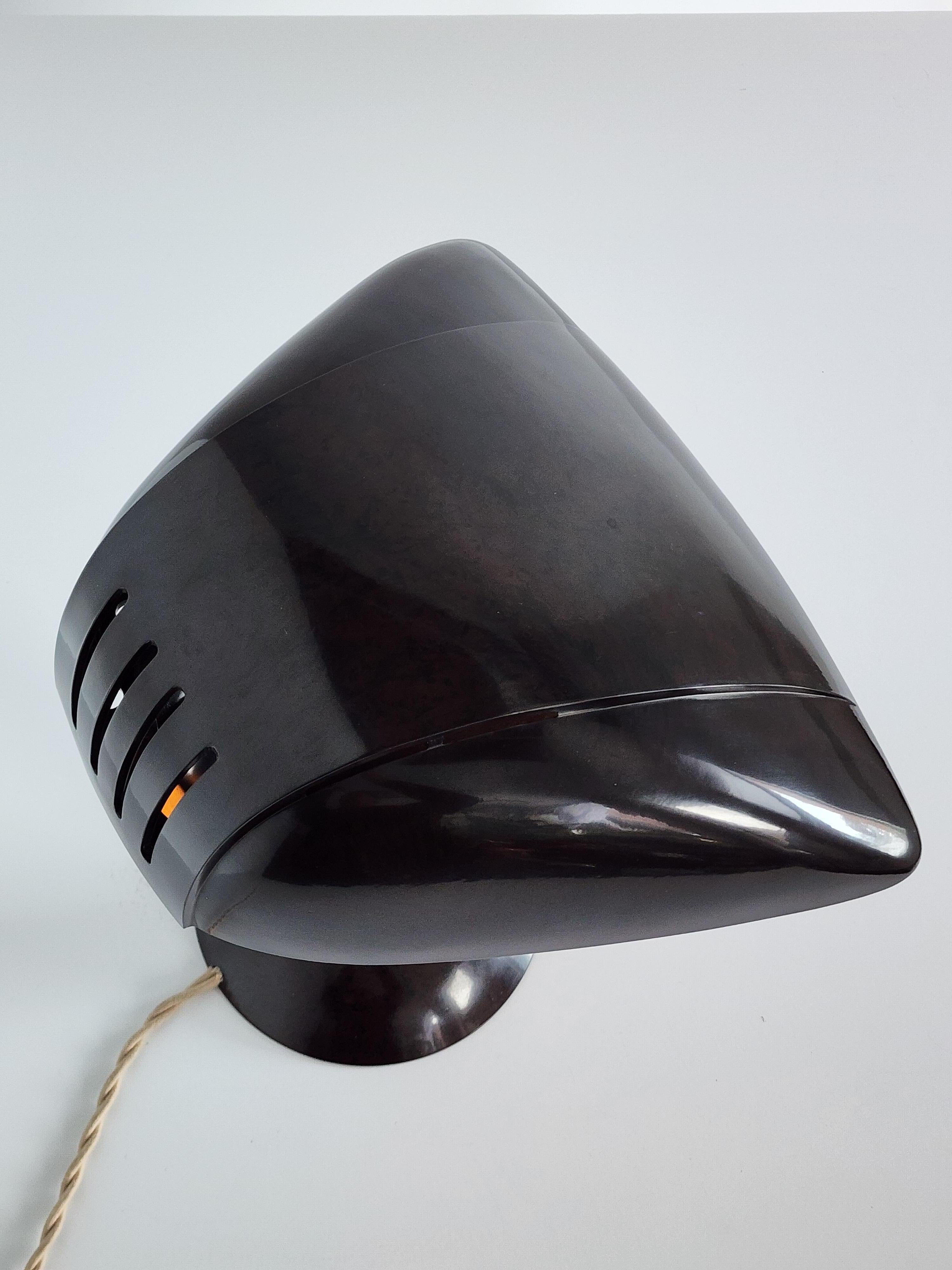 Aluminum 1930s Polaroid Table Lamp, Model 114, USA